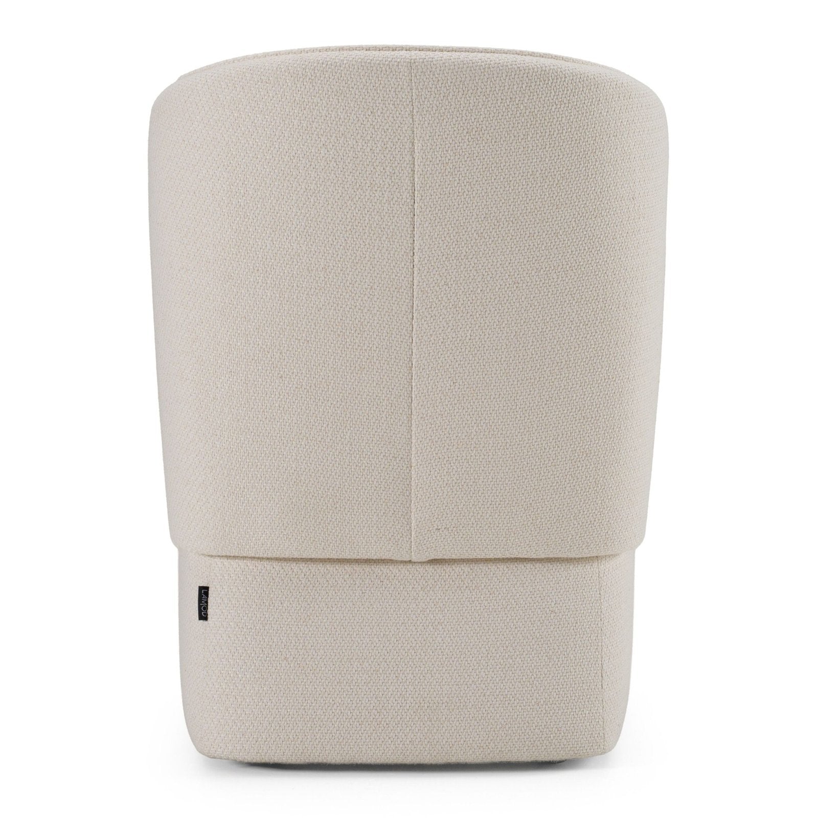Suiza - Modern Beige Fabric Swivel Dining Chair