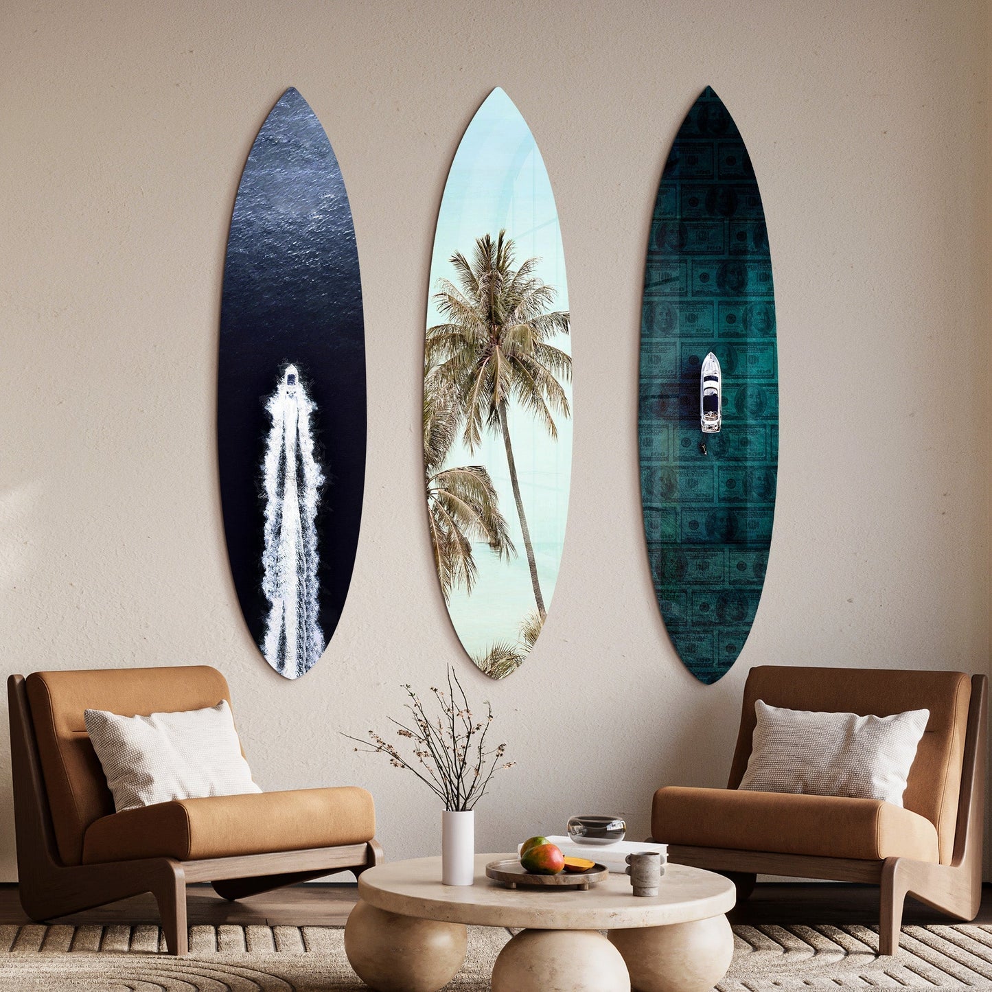 Tropic Currency | Surfboard Gallery Wall