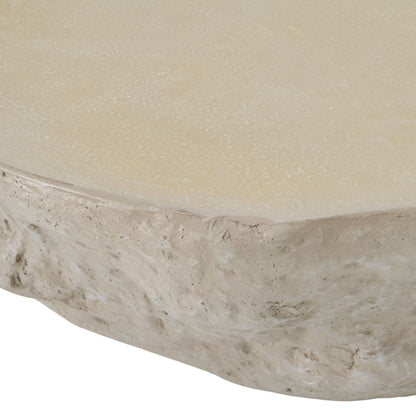 Tyrel - Modern Beige Fiberform Coffee Table