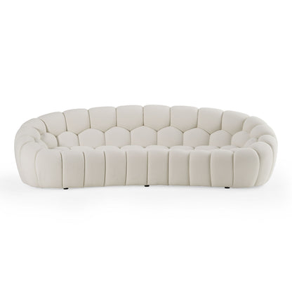 East Sofa – White Bouclé