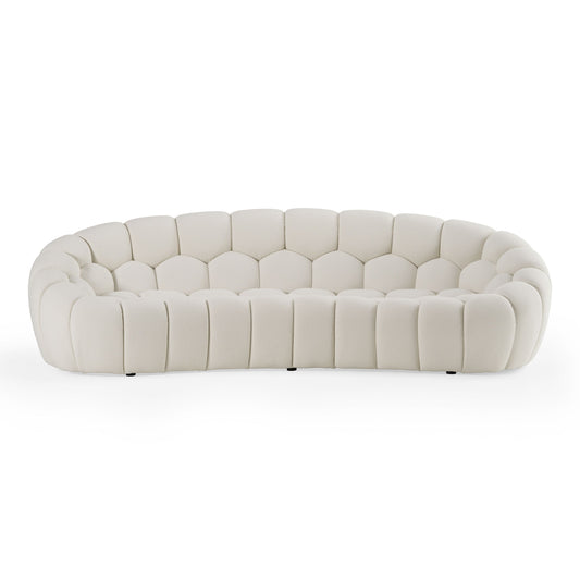 East Sofa – White Bouclé