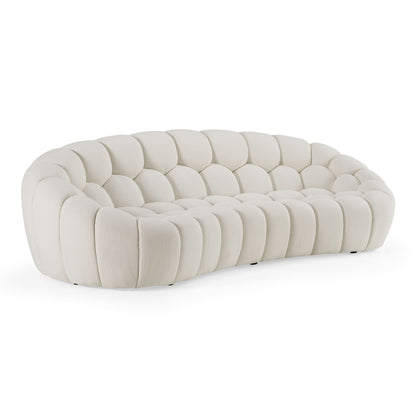 East Sofa – White Bouclé