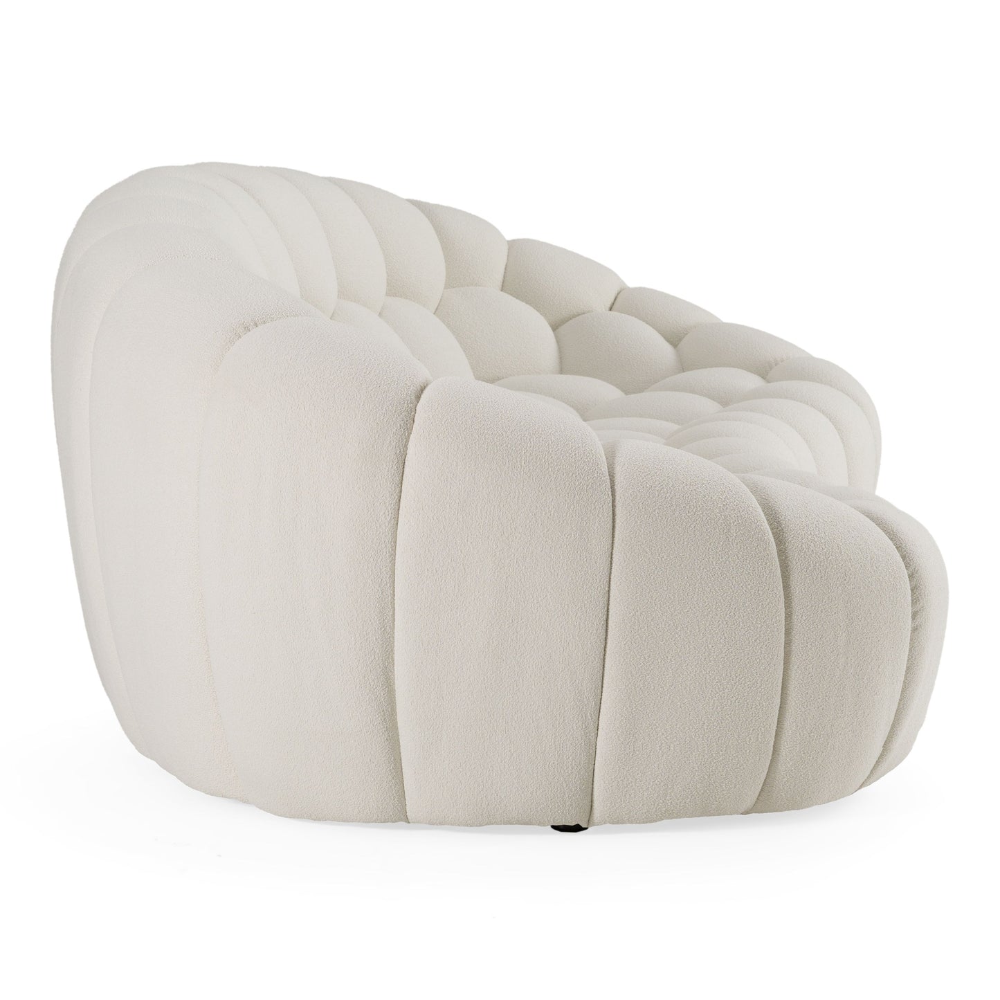 East Sofa – White Bouclé