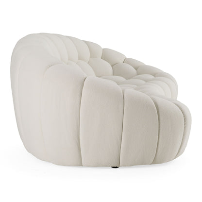 East Sofa – White Bouclé